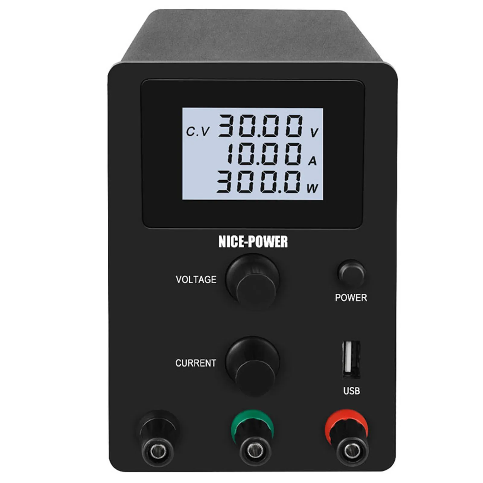 

Laboratory Power USB DC Regulated Lab Power Supply Adjustable 30V 10A Voltage Regulator Stabilizer Switching Bench Source