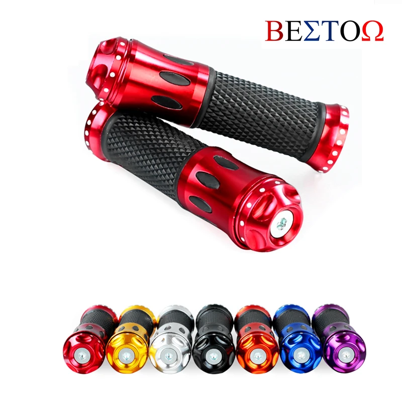 

Universal 22MM 7/8'' Diameter Handlebar Grips Motorcycle/Scooter Grips Universal Modified CNC Aluminum Alloy Handlebar/Grips