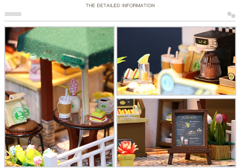 Кукольный дом DIY ручной работы деревянный сборный кукольный домик Миниатюрный Кукольный домик Мебель комплект со светодиодный игрушками Детский Рождественский подарок