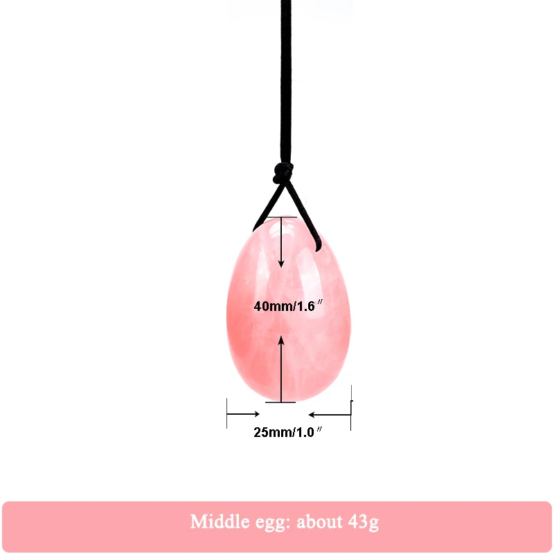 Натуральный розовый кварц нефритовые яйца Йони яйцо купить один женский гигиена для женщин Кегеля упражнения вагинальные подтяжки мышц подарок для влюбленных