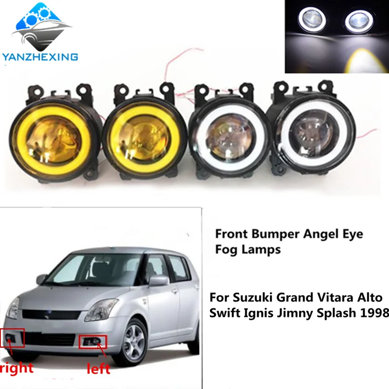 2 шт. левый + правый автомобильный Стайлинг передний бампер ангельские глазные