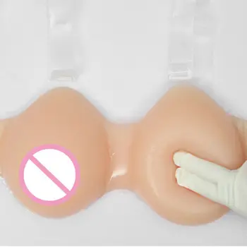

600g B Cup Silicone Fake Breast Form Top Quality Realistic Soft Boobs Crossdresser Transgender Queen Transvestite Mastectomy Bra