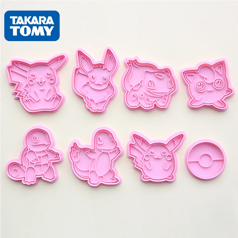 8 шт./компл. TAKARA TOMY Покемон для нарезки печенья в виде Кухня поставки пресс формы