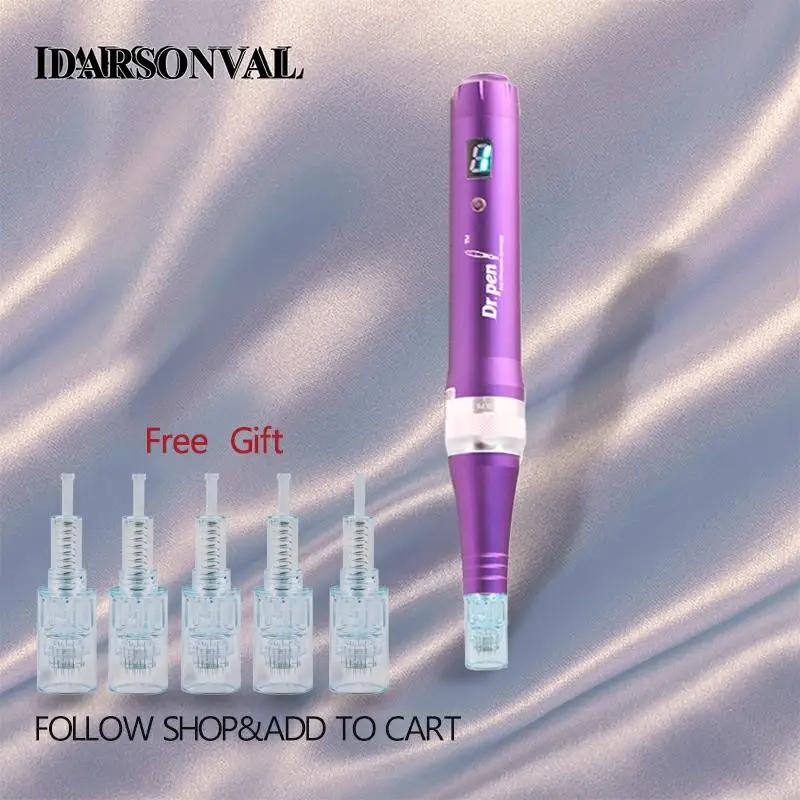 DARSONVAL Wired Electric X5 Dr.Pen Micro Needling Face Derma-pen Profesional Rolling Therapy Skin Care Screw Cartridge Tattoo