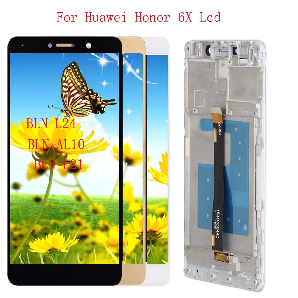 

5,5 дюймовый дисплей для Huawei Honor 6X / MATE 9 Lite GR5 2017, ЖК-дисплей, сенсорный экран, дигитайзер в сборе, телефон