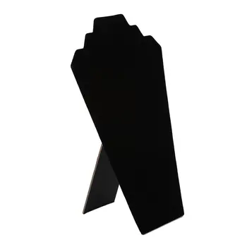 

Jewelry Necklace Earrings Stand Organizer Shelf Rack Black Pendants Show Holder Stent Display Stand Container Packaging Cheap