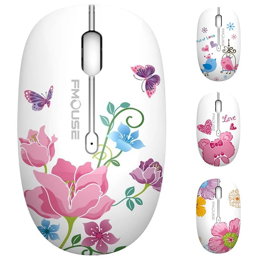 Мышь M101 Беспроводная Бесшумная 2 4 ГГц 1600DPI 3 кнопки|wireless mouse|mouse mousemouse wireless |