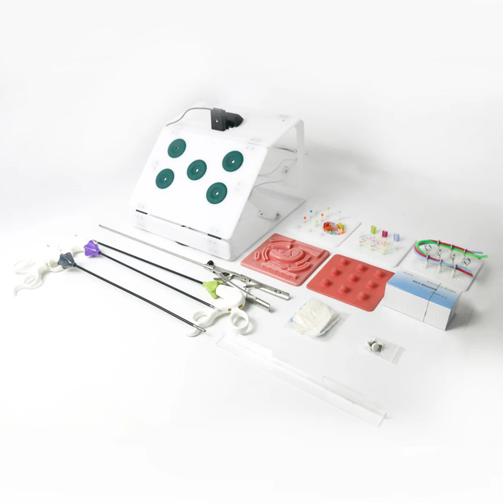 US $300.20 Laparoscopic Surgery Training Box set Student Doctors nurse Simulated Surgical Equipment Teaching Practice Tools