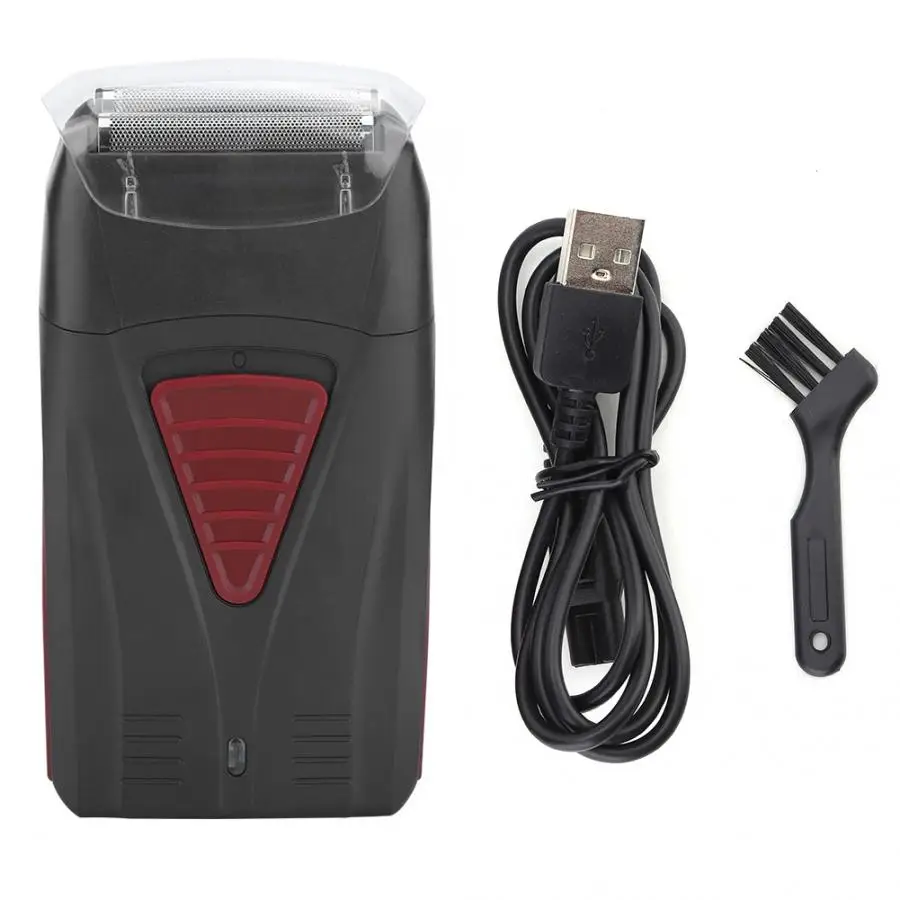 Черный Машинка для стрижки волос SK-328 электрический USB триммер для волос инструмент для стрижки бороды Парикмахерская бритва мужской стиль инструмент Tondeuse - Цвет: Черный