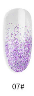 07 purple 10 г блеск для ногтей пыль 12 цветов лазерный цветной блесток лак порошок Маникюр Валентина пигмент искусство советы - Цвет: 07 purple