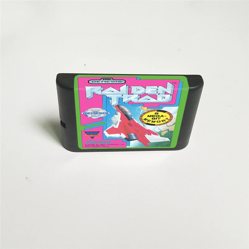 Raiden Trad-крышка США с розничной коробкой 16 бит MD игровая карта для Sega megadrive Genesis игровая консоль