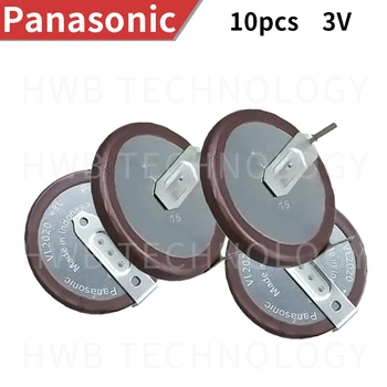 

10pcs/lot100% Original VL2020 3V 20mAh coin type rechargeable 90 degrees fillet lithium button cell battery for BMW Car Key Fobs