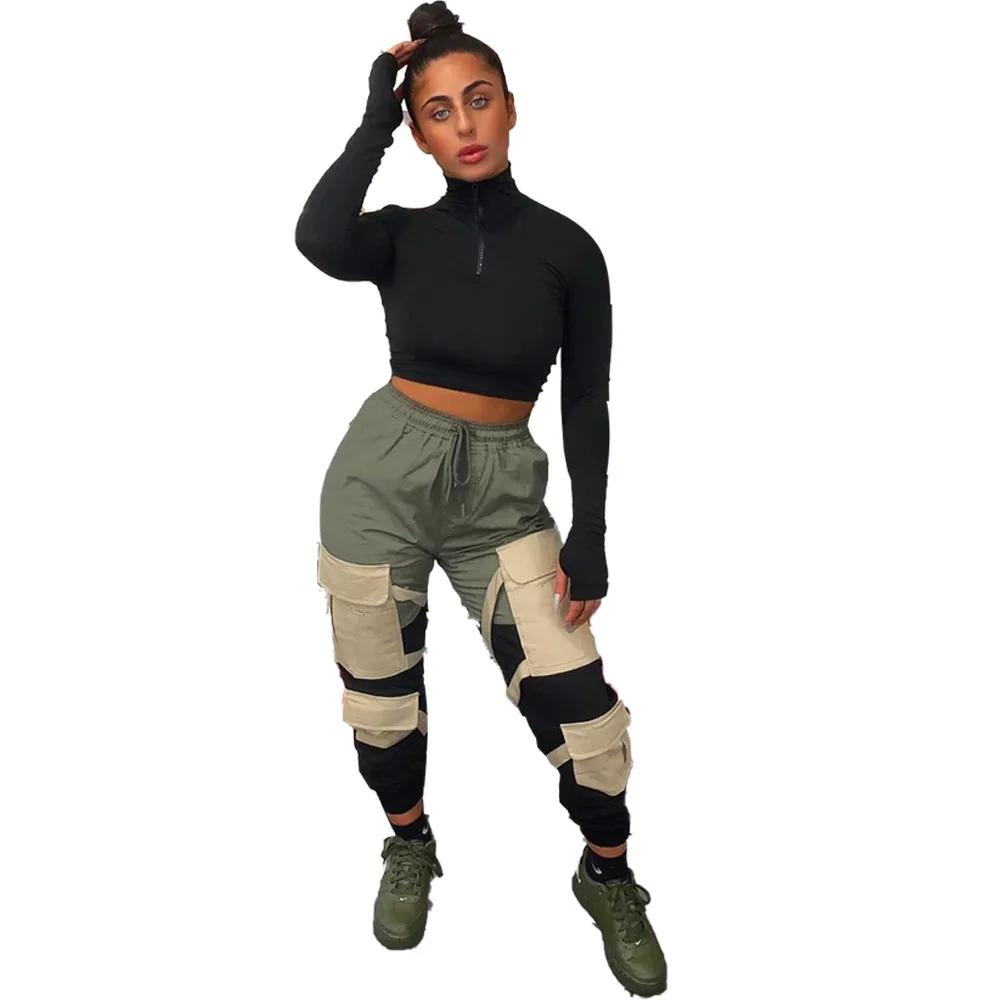 

Womens Cargo Pants Fashion Cool Camouflage Long Loose Pants for Female Women Biker Pants