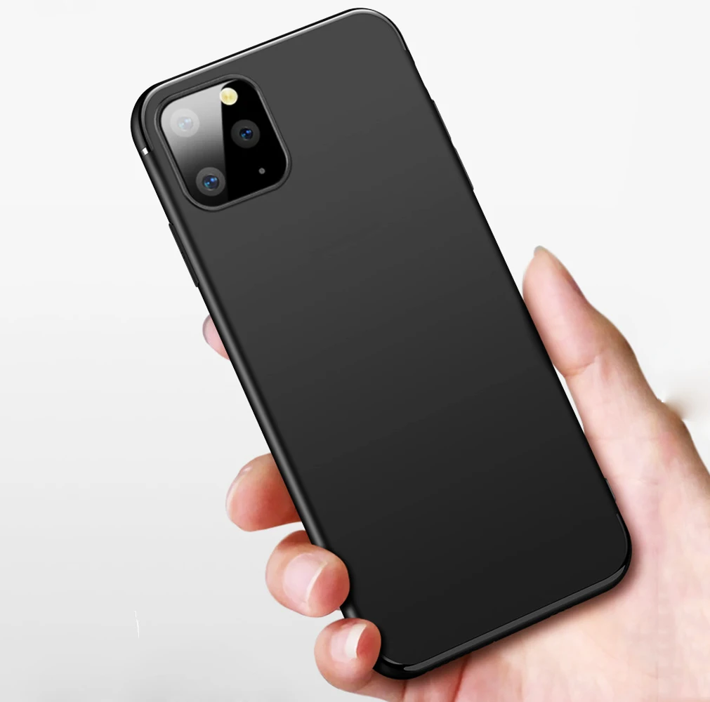 2 шт. в упаковке, тонкий мягкий силиконовый чехол для iPhone 11 Pro Max, тонкий противоударный Резиновый ТПУ гелевый Чехол для iPhone XS XR X 7 8+ 6s