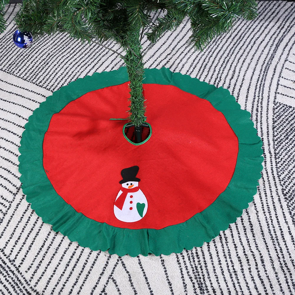 Red and green christmas tree skirt Clearance