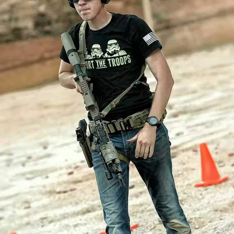 Multicam 2 Point Rifle Sling Gun Strap Tactical Shooting Padded Rifle Sling Straps Outdoor Hunting Strap tactical belt