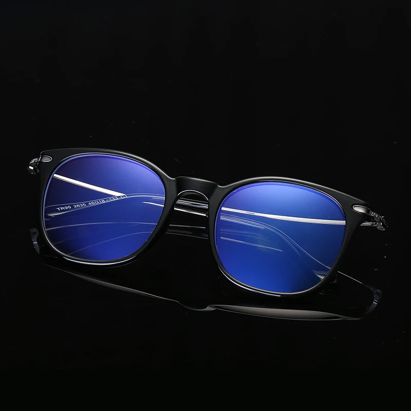 

Computer Anti Blue Light Glasses Frame Women Eye Protection Anti Radiation Eyeglasses Men anti blue flat glasses
