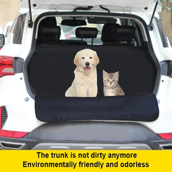 

Car Trunk Pet Car Mat Waterproof And Scratch Resistant Removable And Washable Folding Dog Seat Cushion 2021 HOT