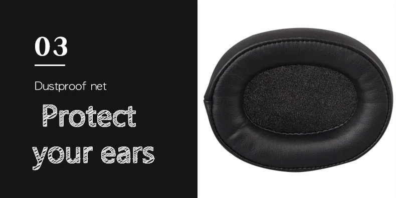 High-quality Headset Foam Cusion Replacement for Audio-technica ATH-AR5BT AR5IS Earpads Soft Protein Sponge Cover Comfortable