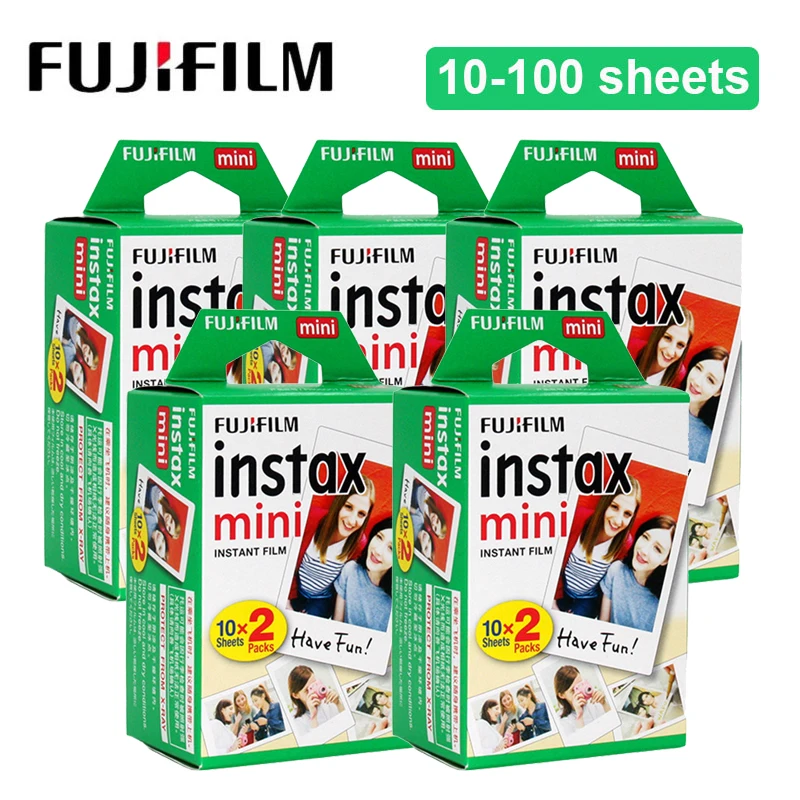 Фотобумага Fujifilm Instax Mini LiPlay 10 100 листов 11/9/8/7s 90 фотобумага с белыми краями для