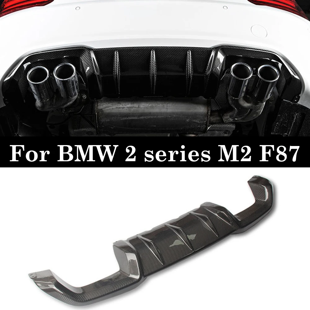 

Rear Bumper Diffuser Boot Lip Carbon Fiber For 2 series F87 M2 2016-18 MP style Diffusers Protector Cary Styling