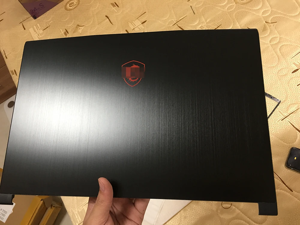 Laptop Shell para Msi Gf63 Gf63vr 8rc 8rd Ms16r1 Tampa Superior Borda da Tela Descanso de Palma Fundo Tampa Inferior Dobradiça Case - Imagem 6