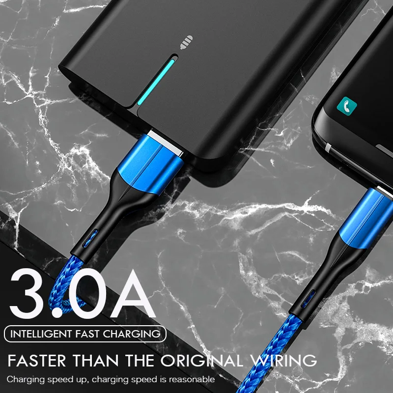 H& A 3A Micro USB кабель для быстрой зарядки Micro usb шнур для samsung S7 Xiaomi Redmi Note 5 Pro Android телефон кабель Micro usb зарядное устройство
