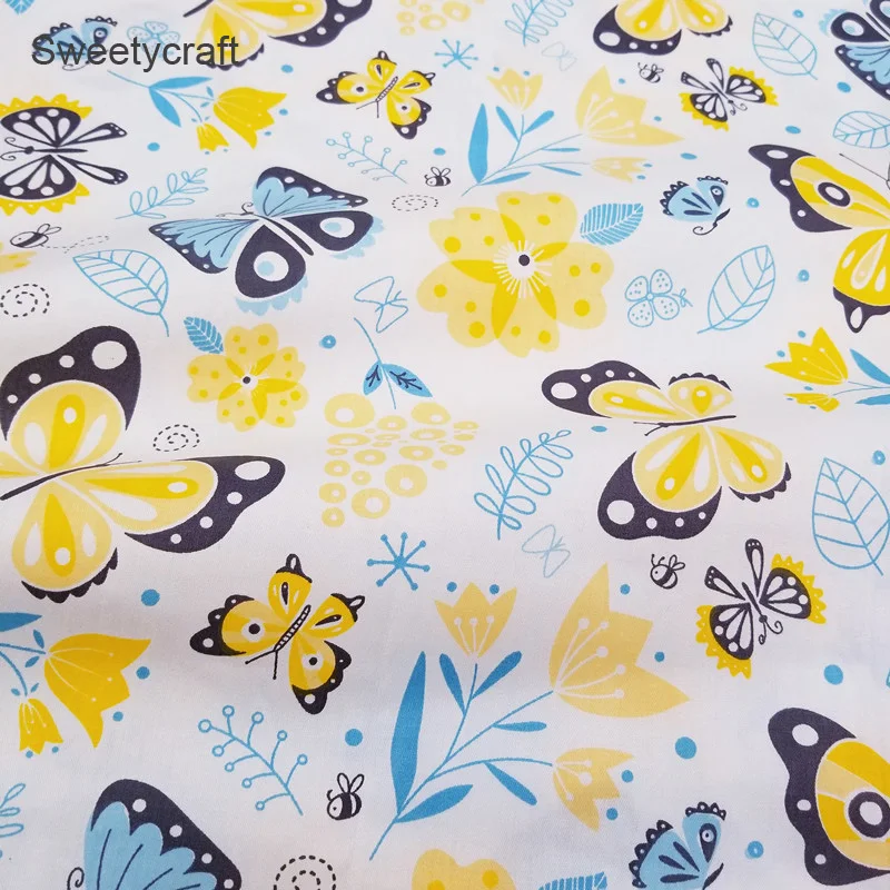 Butterfly Cotton Fabrics 1