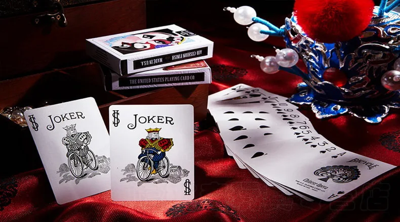 Велосипедная опера игральные карты фарфоровая колода китайский элемент покер волшебные карты магический реквизит Волшебные трюки для профессионального волшебника