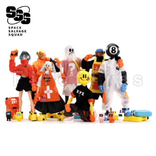 COME4ARTS 20CM Space Salvage Squad Series Aimee Trendy Toy Military Figure Action Figure Blind Box Toy 1