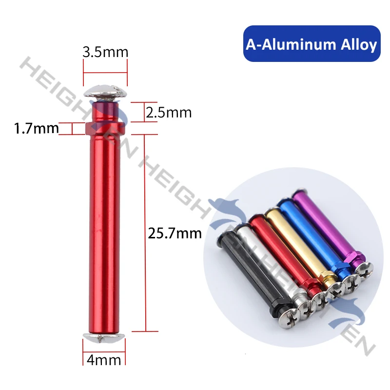 HEIGHTEN Fishing Reel Shaft Handle Knob DIY Tackle Fishing Rod Building for Shimano Spinning Baitcasting Reel Fishing Accessory