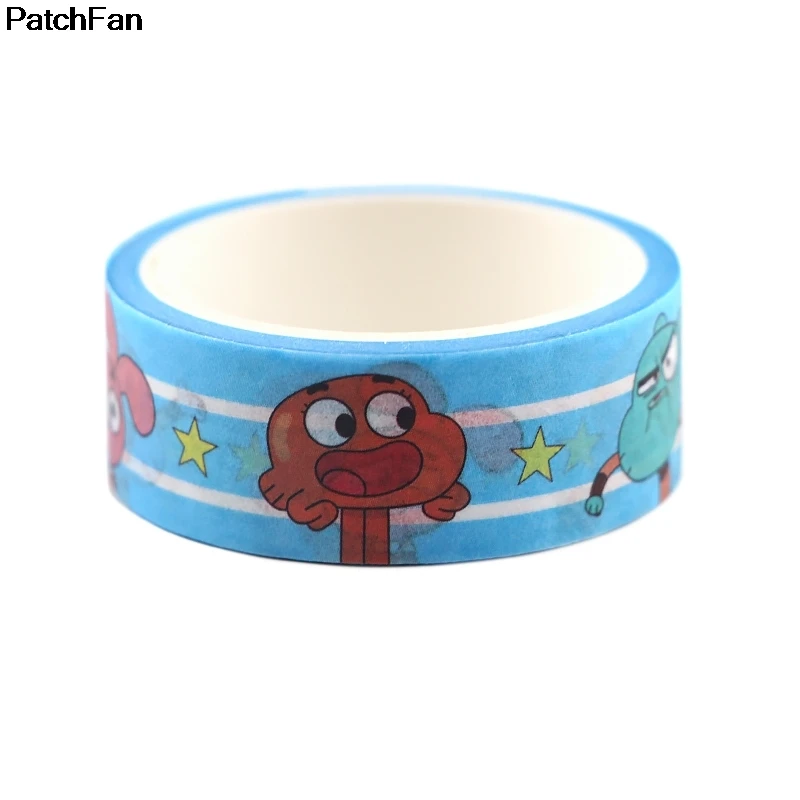 20 шт./лот Patchfan удивительный мир Gumball DIY Скрапбукинг липкий клей Васи бумага маскирующая Лента наклейки A2602
