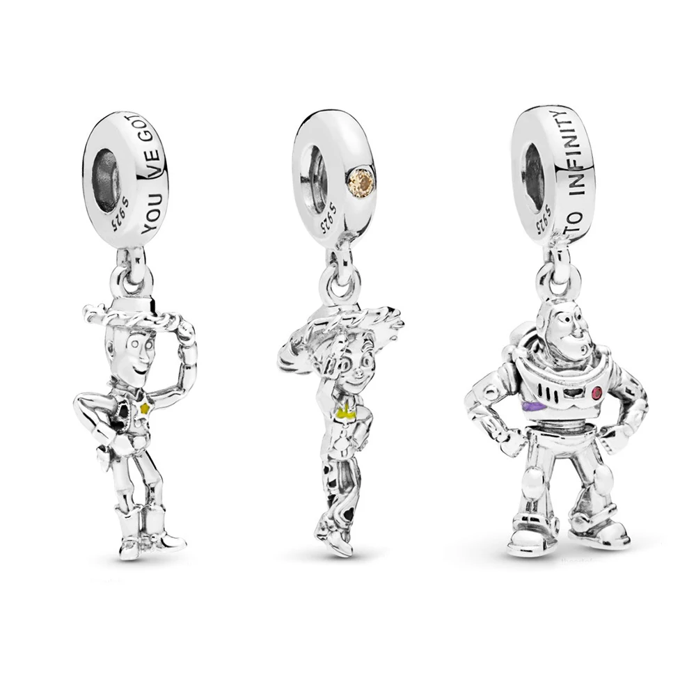 KAAOER pure silver11 Очаровательная новая напряженно работающий фермер робот игрушка Висячие Простые Ювелирные изделия для женщин