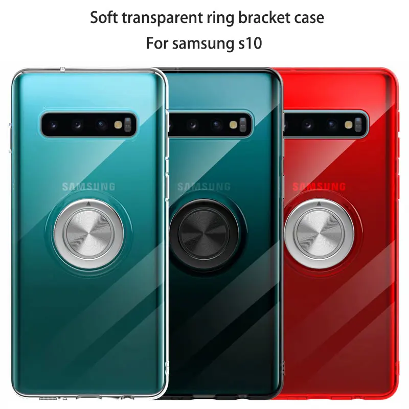 Прозрачный мягкий чехол из ТПУ для Samsung S10 тонкая силиконовая задняя крышка Galaxy S8