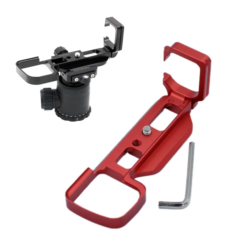 Aluminum Quick Release L Plate / L Bracket Metal Hand Grip Holder