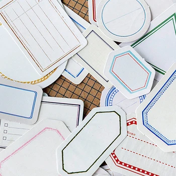 

46pcs/pack Retro Labels Memo Stickers Pack Set Planner Scrapbooking Stickers Stationery Decorative Escolar School Supplies