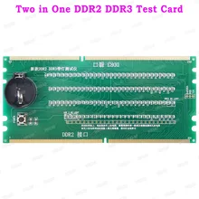 Два в одном Настольный ПК материнская плата Тестовая карта DDR2 DDR3/DDR4 ram слот памяти/светодиодный диагностический анализатор тест er настольная плата
