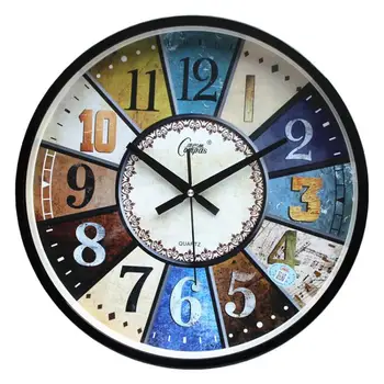 

Creative Round Wall Clock Vintage Retro Antique Modern Design Special Wall Clocks Decorative Modern Clocks Home Decor II50BGZ