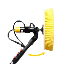 High Rise Window Glass Cleaning Equipment Building Telescopic Carbon Fiber Pole Window Cleaning brush Kit