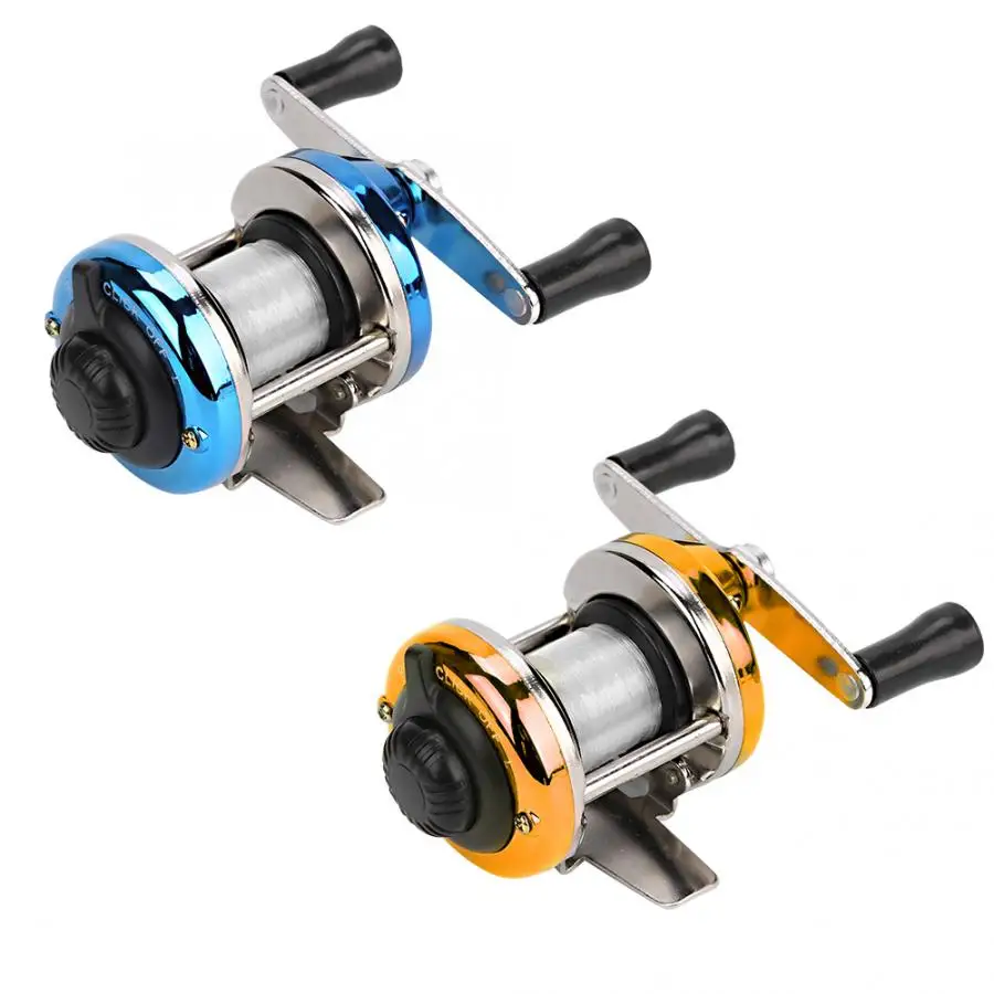 Новинка 2019 мини барабан для ловли нахлыстом портативная катушка зимней