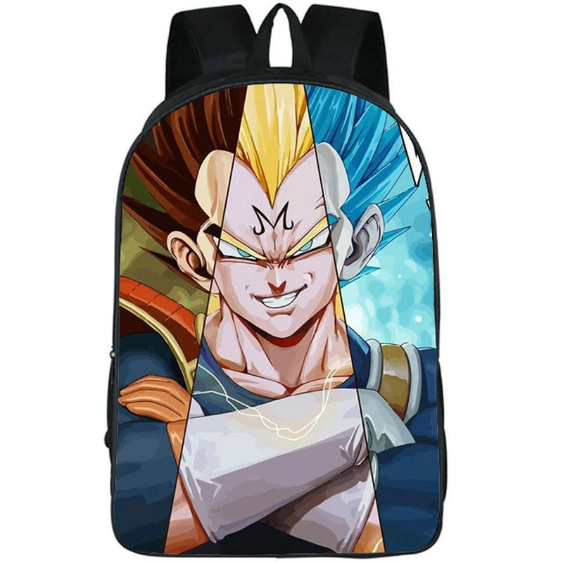 Mochila escolar de de Vegeta Buu, morral para fanáticos de dibujos escolar, paquete de fotos para el día|Mochilas| - AliExpress