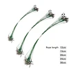 MEREDITH Anti Bite Steel Fishing Line 15cm-30cm Steel Wire Leader With Swivel Fishing Accessory Lead Core Leash Fishing Wire 5