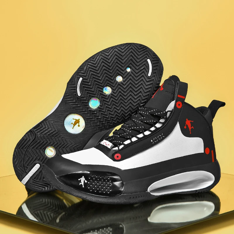 

Mens Sneakers Light Non-slip Shock Absorption Basketball Shoes 2020 Fashion Men Casual Sport Shoes Outdoor Running Shoes Lace Up