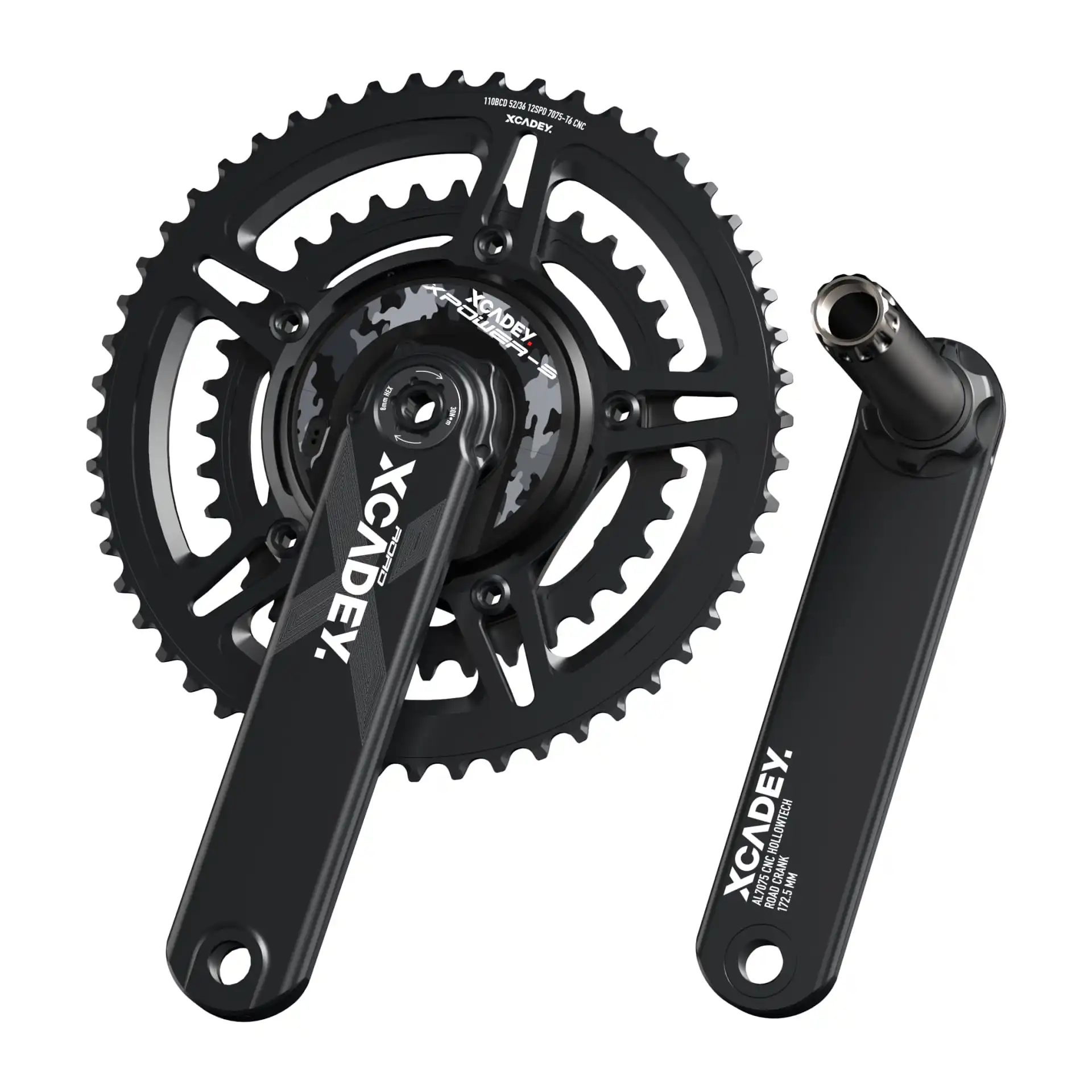 BicyclePowerMeterCrankset110BCD110BCD5HoleHollowtechChainring