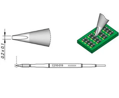 Агентство JBC C210-019 паяльник для подключения к костюм JBC T210-A ручка