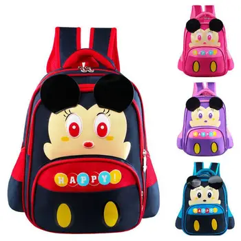 

New Fashion Cute Cartoon Mickey Girls Boys School Bags Cartoon Kid Backpack Children Schoolbags Backpack Waterproof Bag