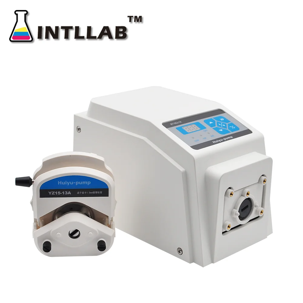 INTLLAB перистальтический насос с шаговым двигателем 110-240 В, высокая точность/точность, высокая скорость потока