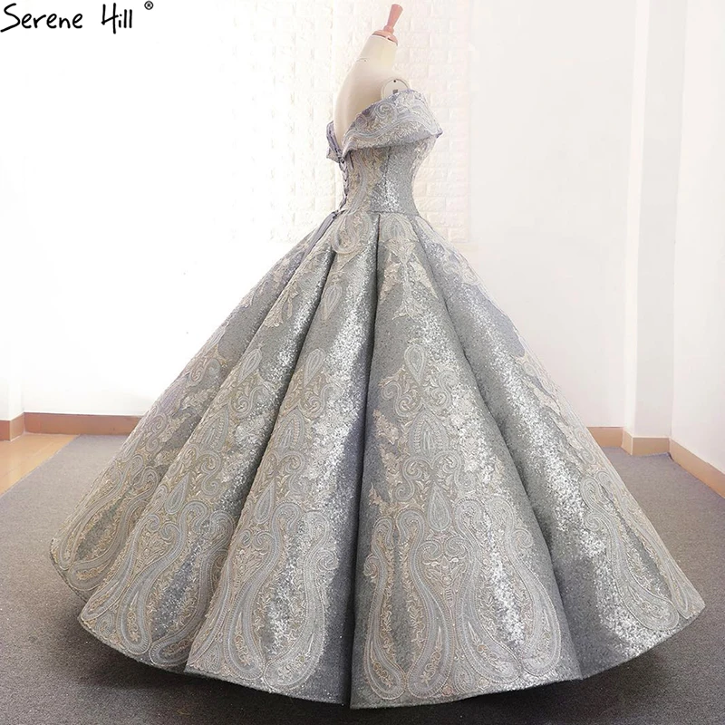 Серое высококачественное серое свадебное платье ручной работы с цветами без рукавов с открытыми плечами винтажное модное свадебное платье на шнуровке C66673