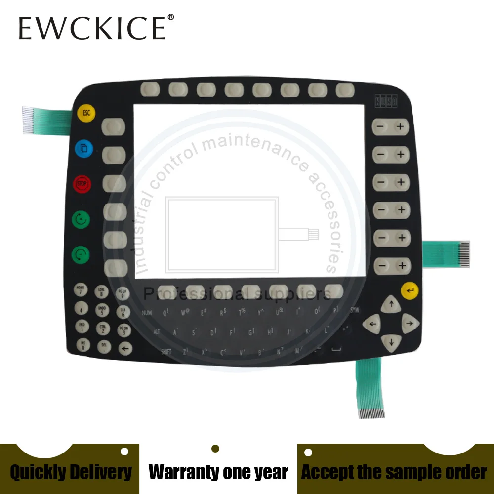 

NEW KCP KRC1 KR C1 64-000-348 HMI PLC Membrane Switch keypad keyboard