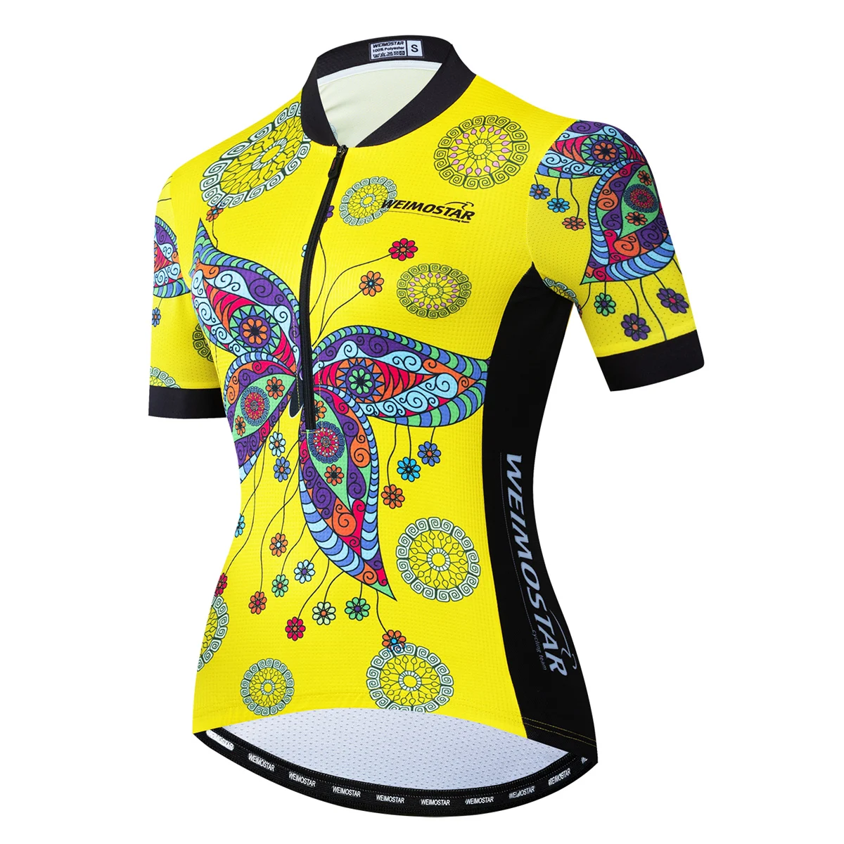 

Cycling Jerseys Women Half Zipper Short Sleeve Bicycle Tops Breathable Mountain Bike Shirts Quick Dry